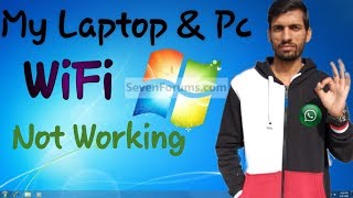How To Pc & Laptop Wi Fi Not Working (Hindi) Wifi Settings
