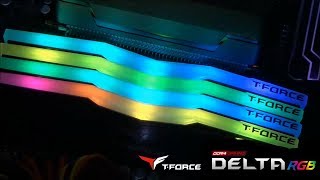 120도 광각 입체형 LED  TeamGroup T-Force Delta RGB 리뷰