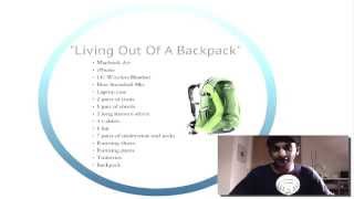 Living Out Of A Backpack (My Minimalism Story)