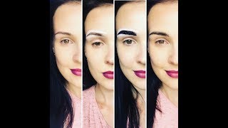 КАК ПОКРАСИТЬ БРОВИ краской REFECTOCIL△ПОСТРОЕНИЕ брови с помощью БРОУ-ЛИНЕЙКИ△ANASTASIA MO