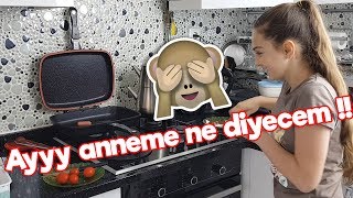 Tek Başına Rutinim | Sabah Rutinim | Her yer yağ oldu ?? - My Routine Alone