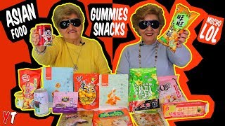 PROBAMOS LOS DULCES, CARAMELOS Y SNACKS ASIATICOS MAS RAROS POR PRIMERA VEZ Yayas Tubers Trying Gumm