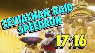 Leviathan Raid Speedrun WR in 17:16 - Destiny 2 [Redeem]