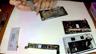 Замена дисплея и как разобрать Huawei G6 / how to disassemble Huawei G6/Cambiar pantalla lcd
