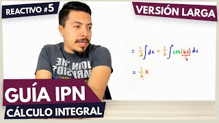 Guía IPN Resuelta Calculo Integral Reactivo #5 / Curso examen de admisión IPN