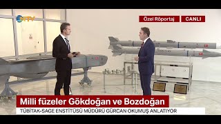 TÜBİTAK SAGE Müdürü Gürcan OKUMUŞ NTV Özel Yayınında TÜBİTAK SAGE'nin Öncü Projelerini Değerlendirdi