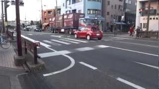 大型トラック JR貨物コンテナ輸送 三菱ふそう FUSO