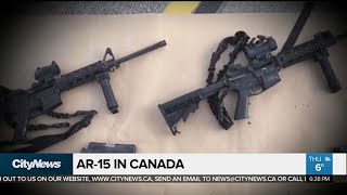 AR-15 rifle can be bought legally in Canada