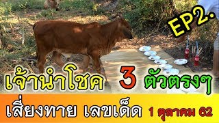 มาแล้ว! ตัวเลขเสี่ยงทาย #เจ้านำโชค ได้เลขเด็ด 3 ตัวตรงๆ #หวยวันนี้  Ep2.  งวดวันที่ 1 ตุลาคม 62