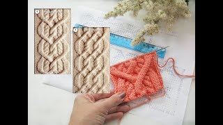 Вязание красивых аранов спицами. Подробный МК.