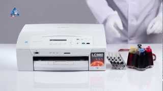 Установка СНПЧ на МФУ Brother DCP-195C