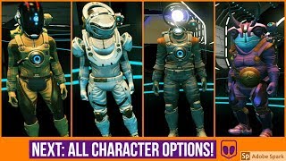 No Man's Sky NEXT: All Character Customisation Options! Gek/Traveller/Anomaly/Korvax/Vy'Keen