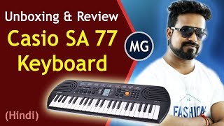 Casio SA77 Keyboard - Unboxing & Review -  Part 1  ( Link in Description ) || Musical Guruji