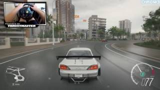 Forza Horizon 3 Gameplay - Rocket Bunny Nissan Silvia S15 Drift Build w/Thrustmaster Wheel Cam