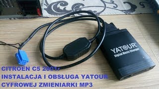 OBSŁUGA YATOUR CITROEN C5 RD3