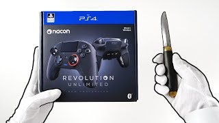 New Playstation 4 Pro Controller Unboxing - Nacon Revolution Unlimited PS4 (Black Ops 4 Infected)