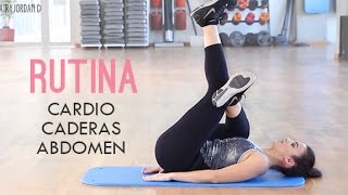 Rutina de cardio, cintura y abdomen