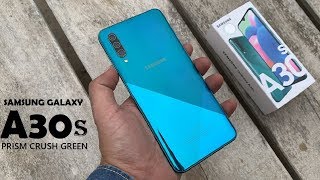 SAMSUNG GALAXY A30S PRISM CRUSH GREEN UNBOXING