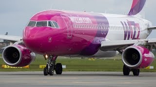 Wizz Air A320 takeoff at "Nikola Tesla" (BEG)
