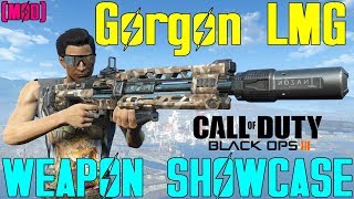 Fallout 4: Weapon Showcases: Gorgon LMG (CoD Bo3 Weapon Mod)