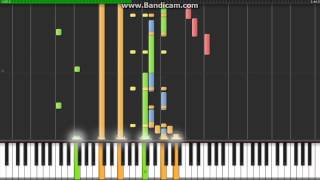 Gene Kelly Singing In The Rain Piano Tutorial Synthesia ( HD )