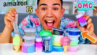 JE TESTE DES SLIMES AMAZON ?!! JustJonathan