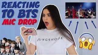 REACTING TO BTS "MIC DROP REMIX" MV FOR THE FIRST TIME | Just Sharon