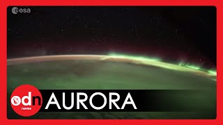 Spectacular Timelapse of POLAR LIGHTS from Space