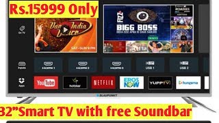 Blaupunkt Smart TV with Free Soundbar I Best Budget Smart TV I Rs 15999 Only