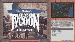 Railroad Tycoon Deluxe gameplay (PC Game, 1993)