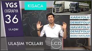 Ulaşım Yolları - YGS COĞRAFYA / Konu anlatımı