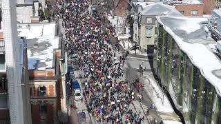 Marche Pour Le Climat - Rue Sherbrooke - Montréal
