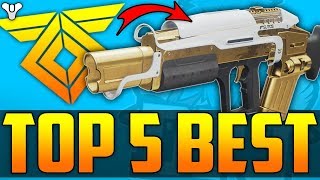 Destiny 2 - Top 5 BEST & OP Warmind DLC Weapons For PvP / Crucible - WARMIND DLC (NON EXOTICS)