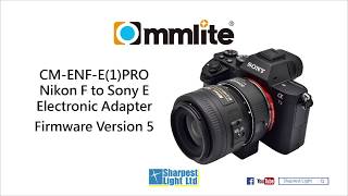 Commlite CM-ENF-E1 PRO ver.05 Nikon to Sony Autofocus Adapter Testing on A7 II and A7R II (26 Lens)