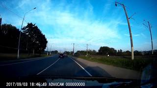 Пересечение сплошной линии разметки неоднократно!  Серебрянка. Смоленск