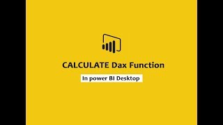 CALCULATE function (DAX) - DAX function CALCULATE In Power BI Desktop