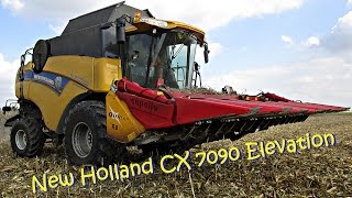 New Holland CX 7090 Elevation - Trebbiatura mais 2014