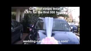 how to make wedding car bows