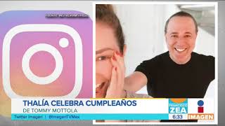 Thalía celebra cumpleaños de su esposo | Noticias con Paco Zea