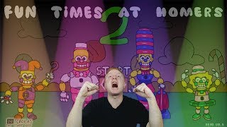 THE NEW ANIMATRONICS ACTUALLY HELP ME | FUN TIMES AT HOMERS 2 | 2 NIGHT DEMO INCLUDES ALL JUMPSCARES