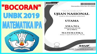 Pembahasan BOCORAN UNBK Matematika IPA 2019 Pak Anang - Fungsi kuadrat- Titik Potong thp Sb y #6