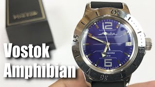 Vostok Amphibian Military Russian Automatic Diver Watch Scuba Dude Review