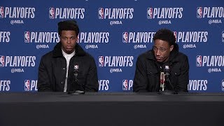 Raptors Post-Game: Kyle Lowry and DeMar DeRozan - April 14, 2018
