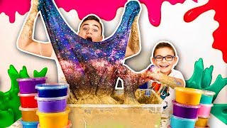 ON MÉLANGE TOUS NOS SLIMES !!! Mixing all my Slimes ??
