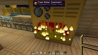 Bevo Tech Pack Beta   Flaxbeards Steam Power, Flash Boiler, Archimedes Screw S1E2