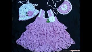 Вязать Платье Крючком для Девочки - модели 2019 / Knit Dress Crochet for Girl / Strickkleid Haken