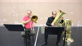 Wagner Lohengrin Act 3, tuba and bass trombone orchestral excerpts