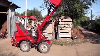 #Самодельный трактор 4Х4 погрузчик.Проект закончен.
