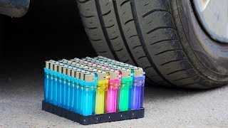 EXPERIMENT CAR VS Lighters