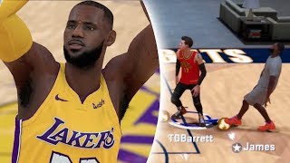 DJ CHALLENGES LEBRON TO 1V1 LOSER GETS TRADED! NBA 2K18 My Career